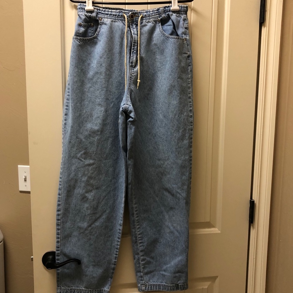 Vintage Route 66 Jeans with Drawstring